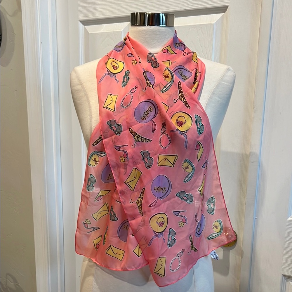 Vintage 1994 FOSSIL Barbie 35th Anniversary Scarf